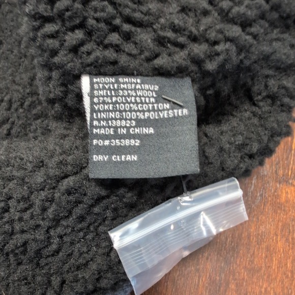 NWT Moonshine Spirit Countryman Vest Mens Large Sherpa Lined Wool Buffalo Check - Picture 9 of 11